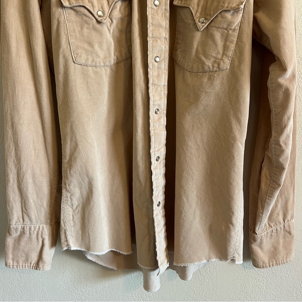Vintage TemTex Corduroy Pearl Snap Button Up - Picture 3 of 16